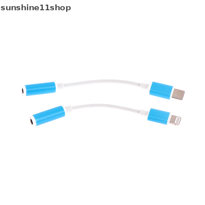Sho Jack Kabel Adapter Audio Untuk Headphone Huawei Apple Lighg/USB C Ke 3.5mm N