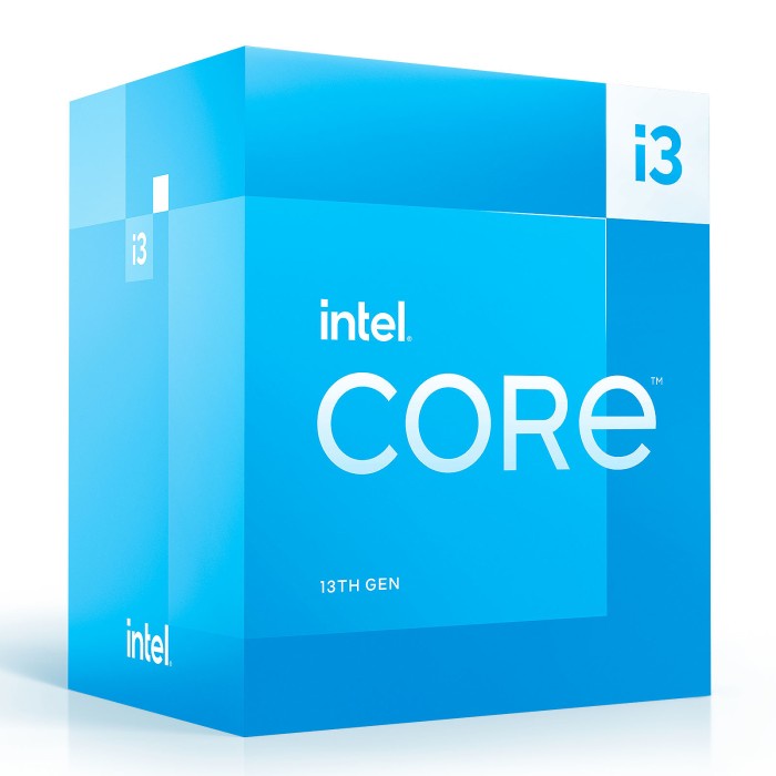 PROCESSOR INTEL CORE I3 13100 4.50 GHz BOX SOCKET 1700