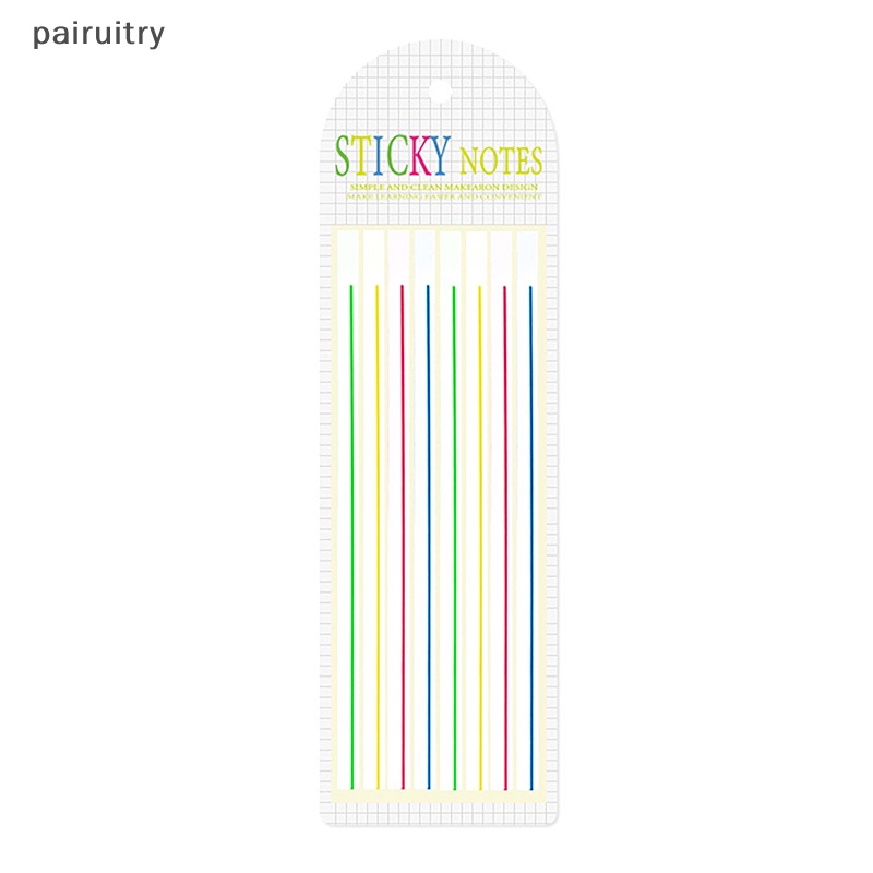 Prt 160lembar/Set Transparan Posted It Sticky Notes Pads Clear Notepad Waterproof Memo Pad Untuk Jurnal Sekolah Alat Tulis Kantor PRT