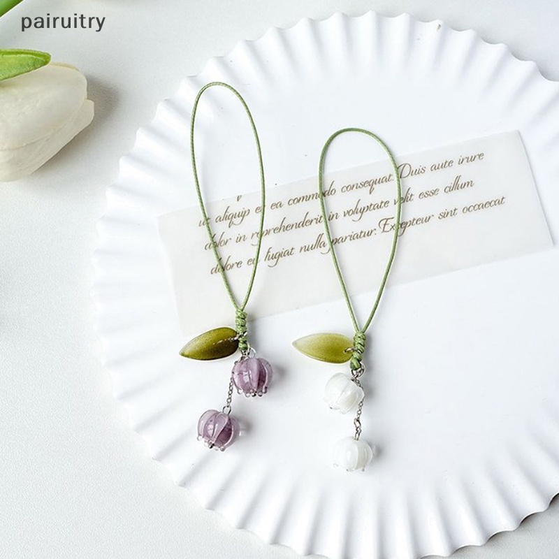 Prt Tali Handphone Bunga Tulip Charm Lucu Untuk Handphone Lanyard Hand Rope PRT
