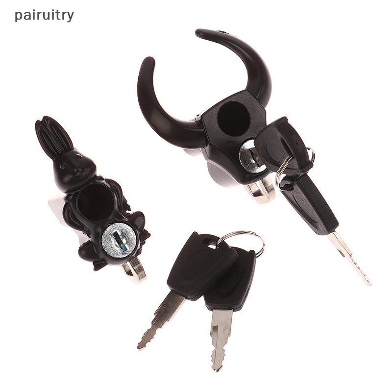 Prt Universal Metal Helm Motor Kunci Sepeda Stang Helm Anti Maling Safety PRT