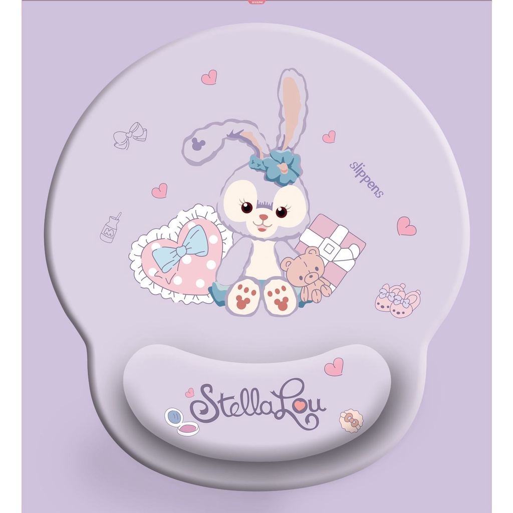 Kawaii Sanrios Mouse Pad Kartun Anime Kuromi Cinnamoroll 3D Gelang Silikon Kartun Nyaman Non-Slip Lucu Mouse Pad [ZXL]