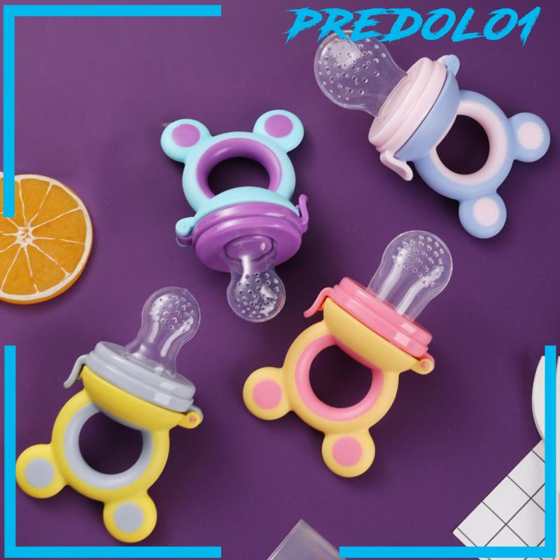 [Predolo1] Baby foods Feeder Dot Silikon Reusable Lembut Tumbuh Gigi Mainan Anak Laki-Laki Perempuan
