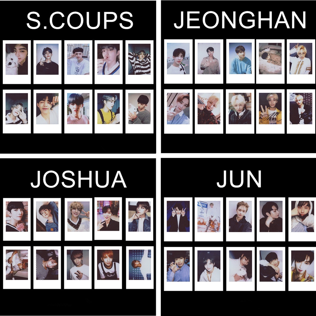 10pcs /set SEVENTEEN Photocards Kartu Lomo Kpop Postcards