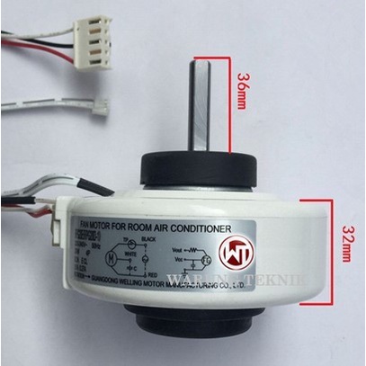 Dinamo Motor Fan AC Midea Sanken Original -SIRENPUTRI