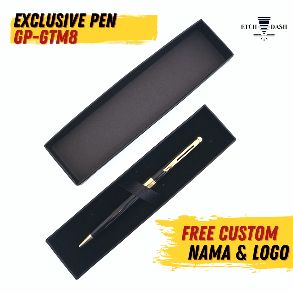 

Pulpen Mewah Promosi Eksklusif Free Grafir Nama Dan Logo + Box - Exclusive Pen GP-GTM8