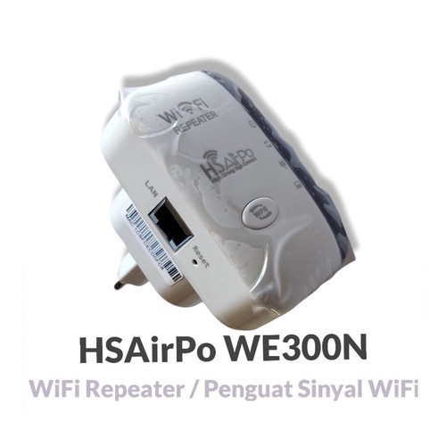 HSAirPo WE300N Extender Repeater Seperti TL-WA854RE , TL-WR850RE , TL-WA855RE , TL-WA860RE , A9 , EX200 , MW300RE , DAP-1325 N