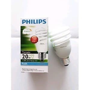 PHILIPS TORNADO 20 Watt Putih 20W ULIR LAMPU SPIRAL 20 W 20Watt GROSIR