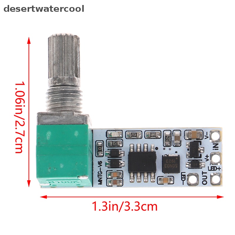 Deid 1Pc LED Mini DC Motor Dimmer Tegangan Konstan Light Bar Live Isi Modul Lampu Martijn