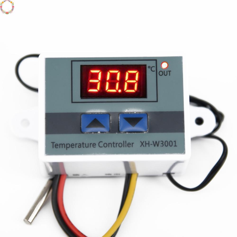 12v 220V Digital LED Temperature Controller 10A Thermostat Control Switch-Probe