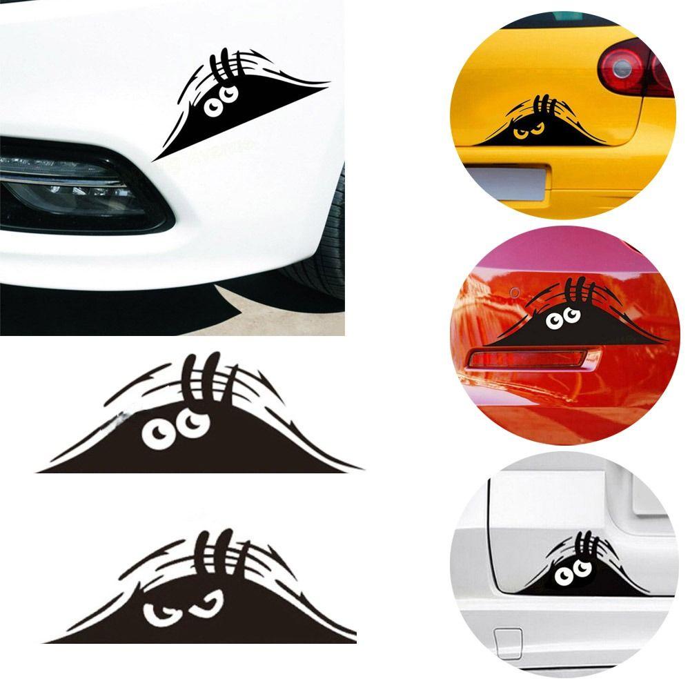 Populer Stiker Mobil Anti Air Lucu Peeking Auto Dekorasi Auto Decal