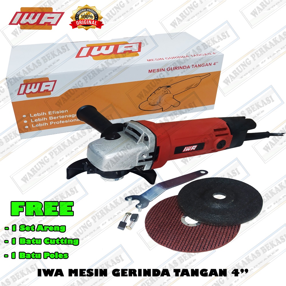 Makita M0900B 4&quot; Mesin Gurinda Listrik Grinder Tangan Gerinda 4 Inchi 100mm