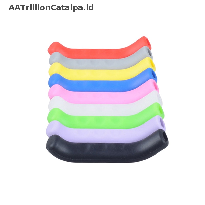 Aatrillioncatalpa 1pasang Grip Tuas Rem Sepeda MTB Untuk Sepeda Silicone Handle Cover Silicone Cover Cycling Brake Grip ID