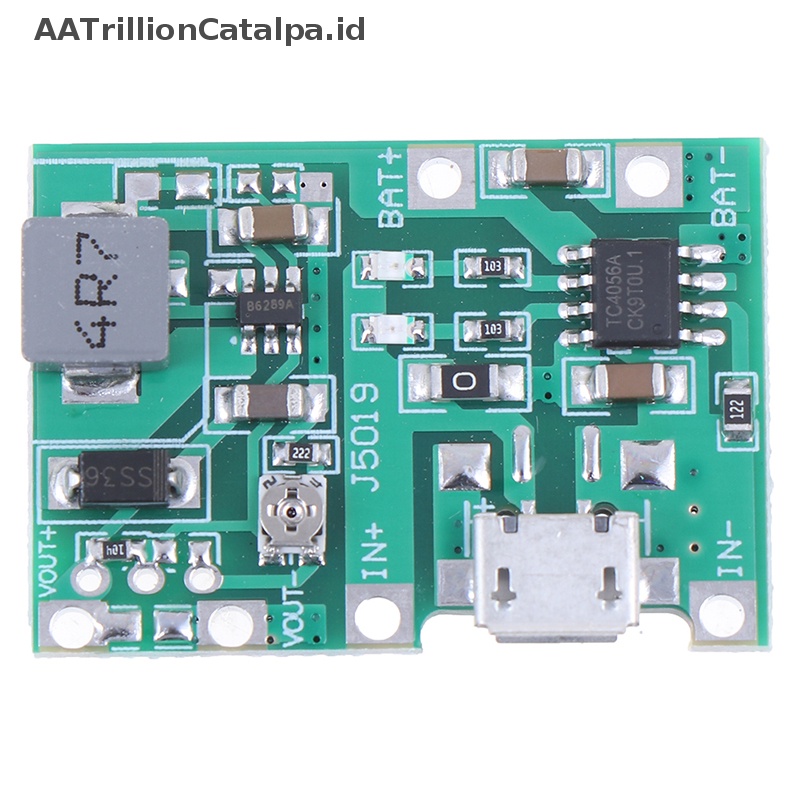 Aatrillioncatalpa li-Ion18650 3.7v 4.2v Papan charger dc-dc step up boost module ID