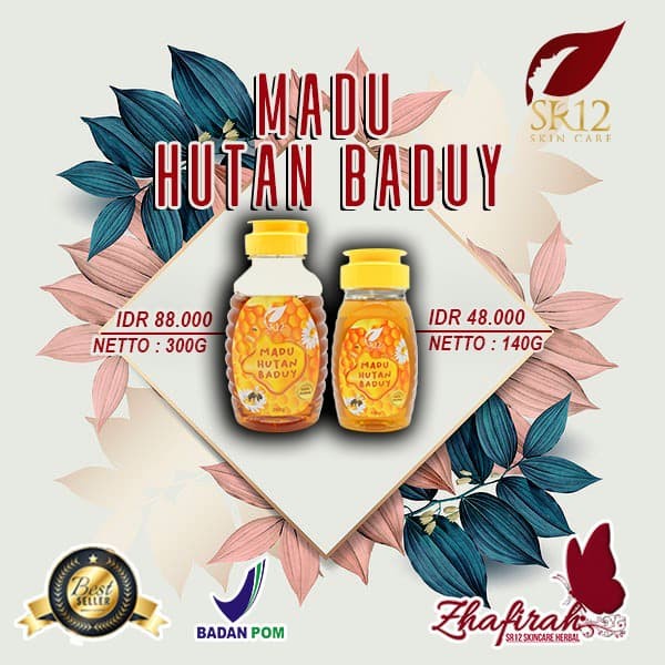 

GHA | Madu kesehatan madu Hutan Baduy SR12 - 140g