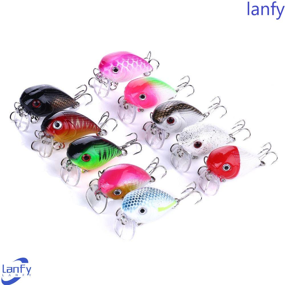 Lanfy Jerkbait Floating Hard Bait 4.5cm Umpan Plastik Wobbler Lure Floating Hard Bait Umpan Pancing