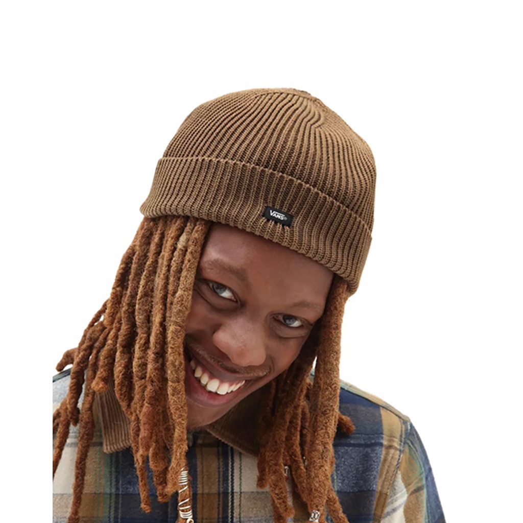 TOPI KUPLUK / BEANIE VANS OFF THE WALL | POST SHALLOW CUFF BEANIE DIRT