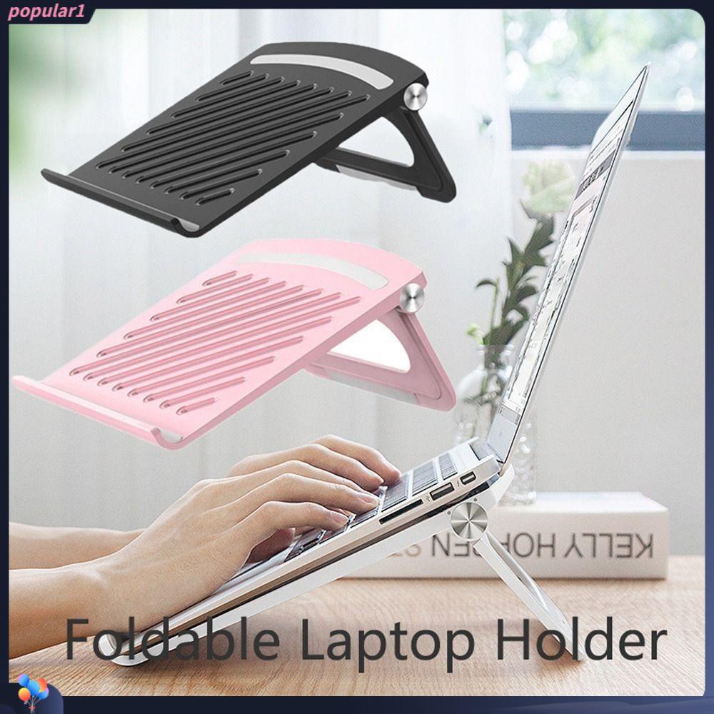 Stand Laptop Populer Untuk Aksesoris Laptop &amp; Tablet Cooling Bracket Adjustable Alas Laptop