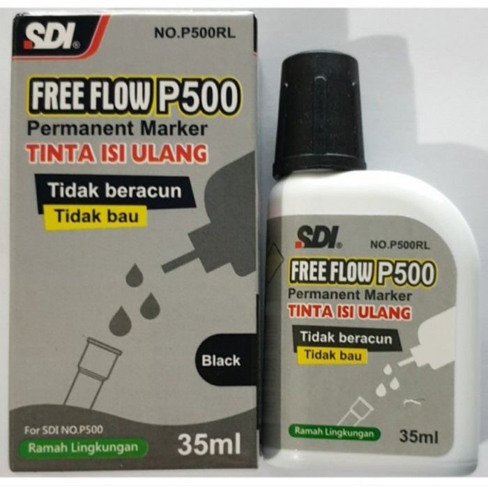 

Refill Tinta Spidol Permanen SDI P500RL - Hitam