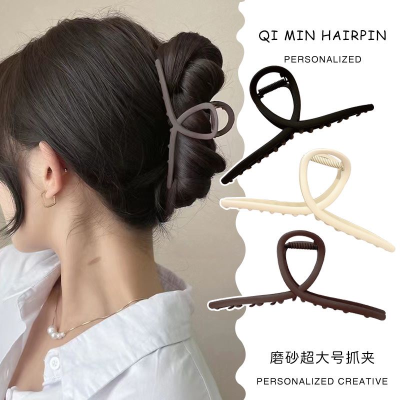 Jepit Rambut Korea Premium Jedai Doff Fashion Besar 13.5cm Wanita Elegan High Quality Impor