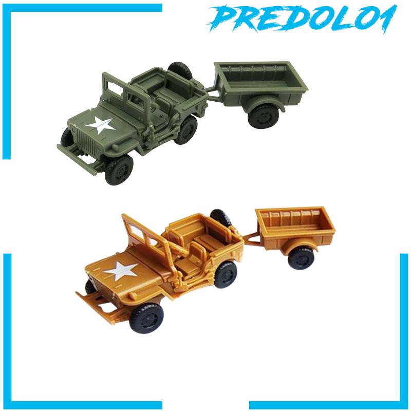 [Predolo1] Kit Model Mobil Skala 1:72 Kit Bangunan Puzzle Untuk Hadiah Anak Micro Landscape