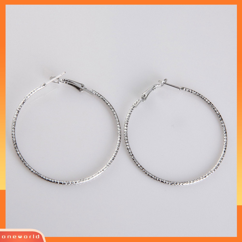 [WOD] 6pasang Fashion Wanita Mutiara Imitasi Berlian Imitasi Ear Studs Hoop Earrings Set Perhiasan