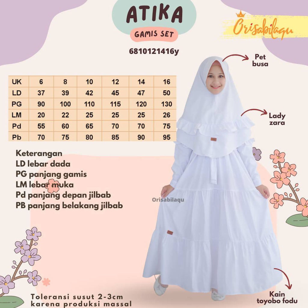 Atika Gamis Set Orisabilaqu