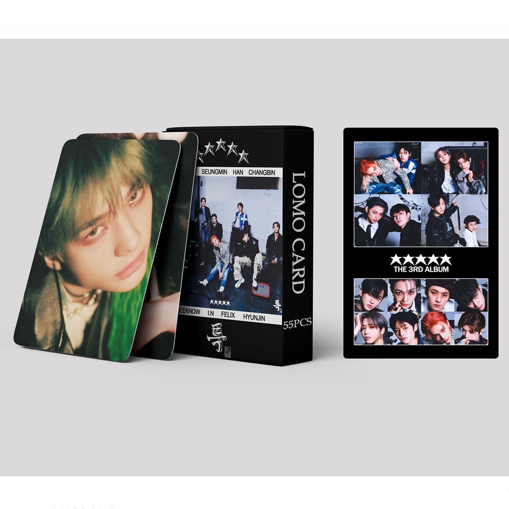 55pcs /box Album STRAY KIDS 5-STAR Photocards S-Class Kartu Lomo Straykids Kpop Postcards Collection