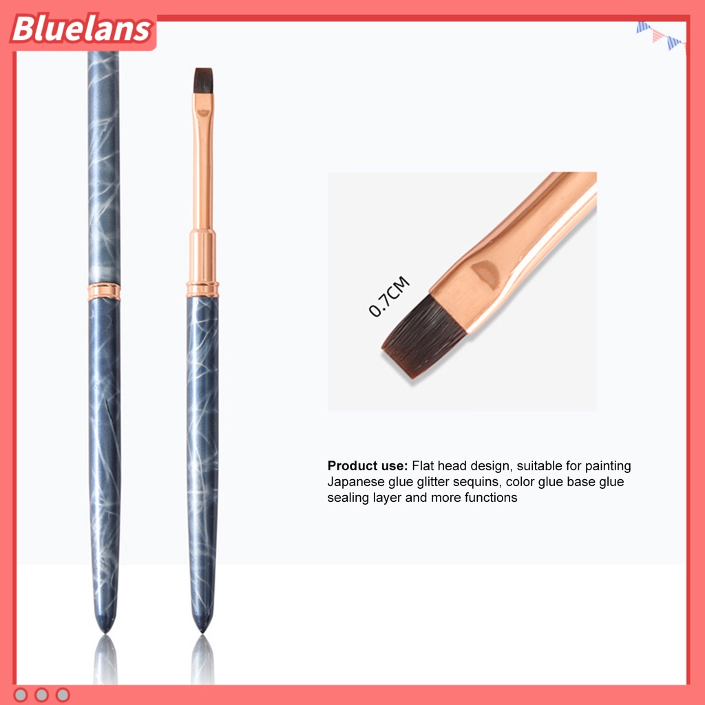 [BLM] Nail Pen Nice-looking Mudah Disimpan Metal Nail Art Drawing Liner Hadiah Gadis