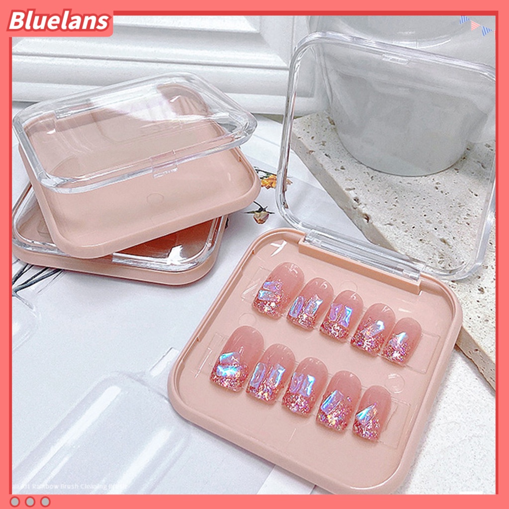 [BLM] Kotak Penyimpanan Nail Art Daya Tahan Tinggi Kapasitas Besar Akrilik Manicure Organizer Case DIY Nail Art Kotak Display Perlengkapan Kuku
