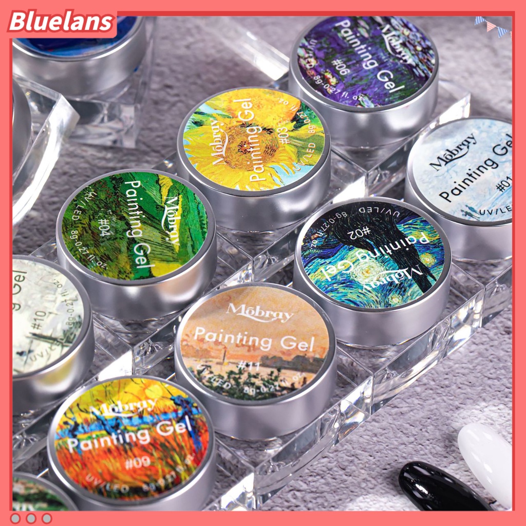 [BLM] 8g Manicure Painted Glue Bahan Aman Tahan Air Krim Kutek Cat Dicat Fototerapi Lem Manicure Polish Gel Perlengkapan Kuku