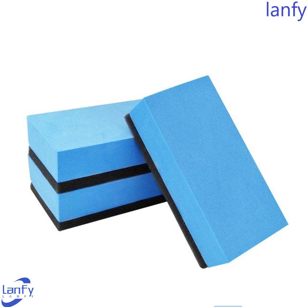 Lanfy Spons Pembersih Universal Praktis Cleaning Wax Aplikator Pads Spons Cuci Polish Pads Sponge Pads