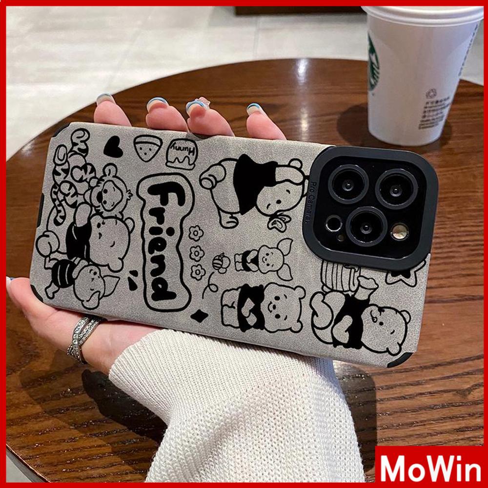 Case iPhone 14 Pro Max iPhone Case Murid Stiker Suede Shockproof Kamera Case Pelindung Karakter Kartun Lucu Kompatibel dengan iPhone 13 Pro max 12 Pro Max 11 xr xs max 7Plus 8Plus