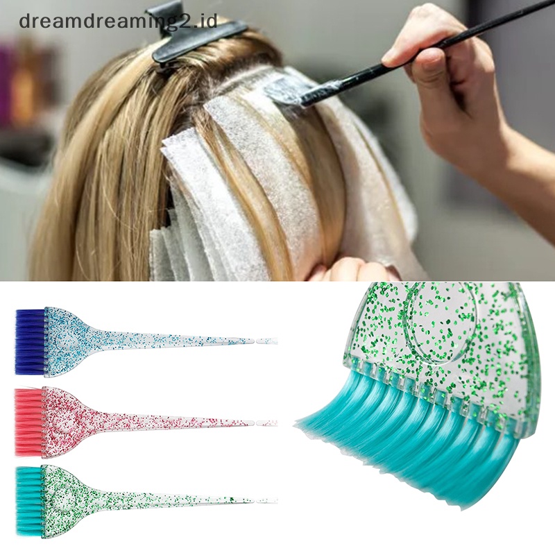 (drea) Mewarnai Sikat Pewarna Rambut Salon Rumah Barber Ting Brush Hairdressing DIY //