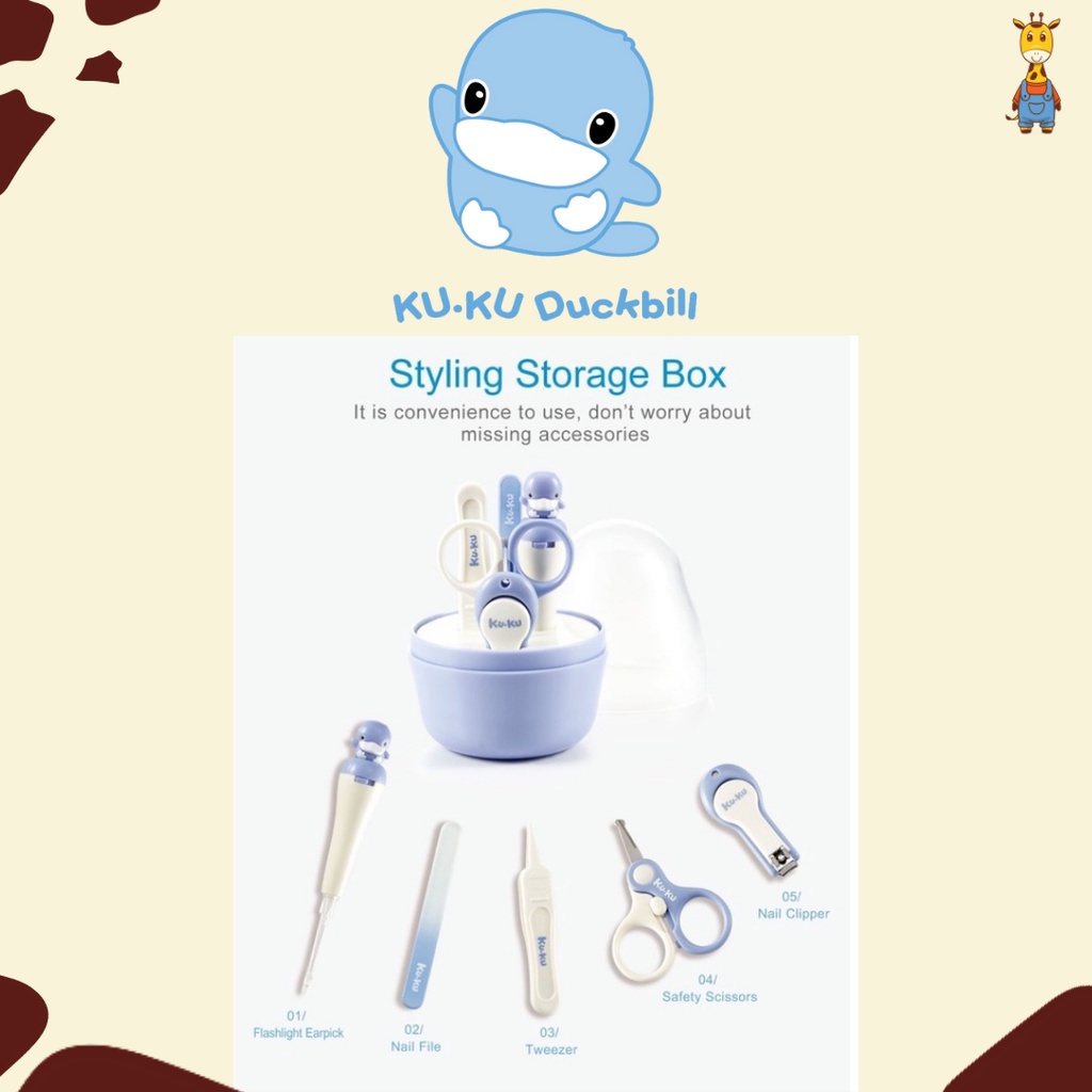 Kuku Duckbill Nail Care kit KU3037 - Perlengkapan Perawatan Kuku Bayi