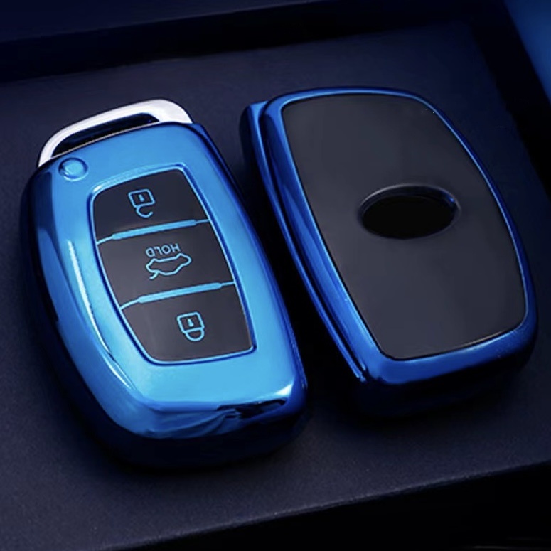 Untuk Hyundai Elantra/Tucson/IONIQ/i30/i40 Keyless Remote Car Key Silicone Cover Casing