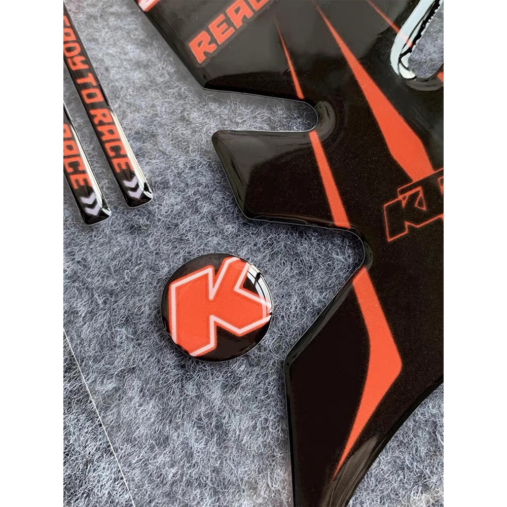 Stiker Tutup Tangki Motor KTM Pelindung Penutup Gas Epoxy Decal Accessori Anti Air Untuk KTM 125 250 390 DUK E390 DUKE390 DUKE200