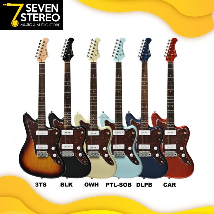 Bacchus BJM-1R BJM1R Universe Series Jazzmaster Model - Black