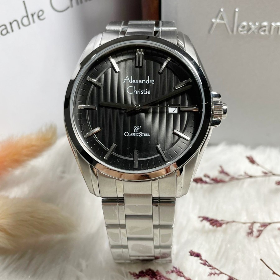 JAM TANGAN PRIA ALEXANDRE CHRISTIE AC 8686 / AC8686 RANTAI ORIGINAL GARANSI 1 TAHUN