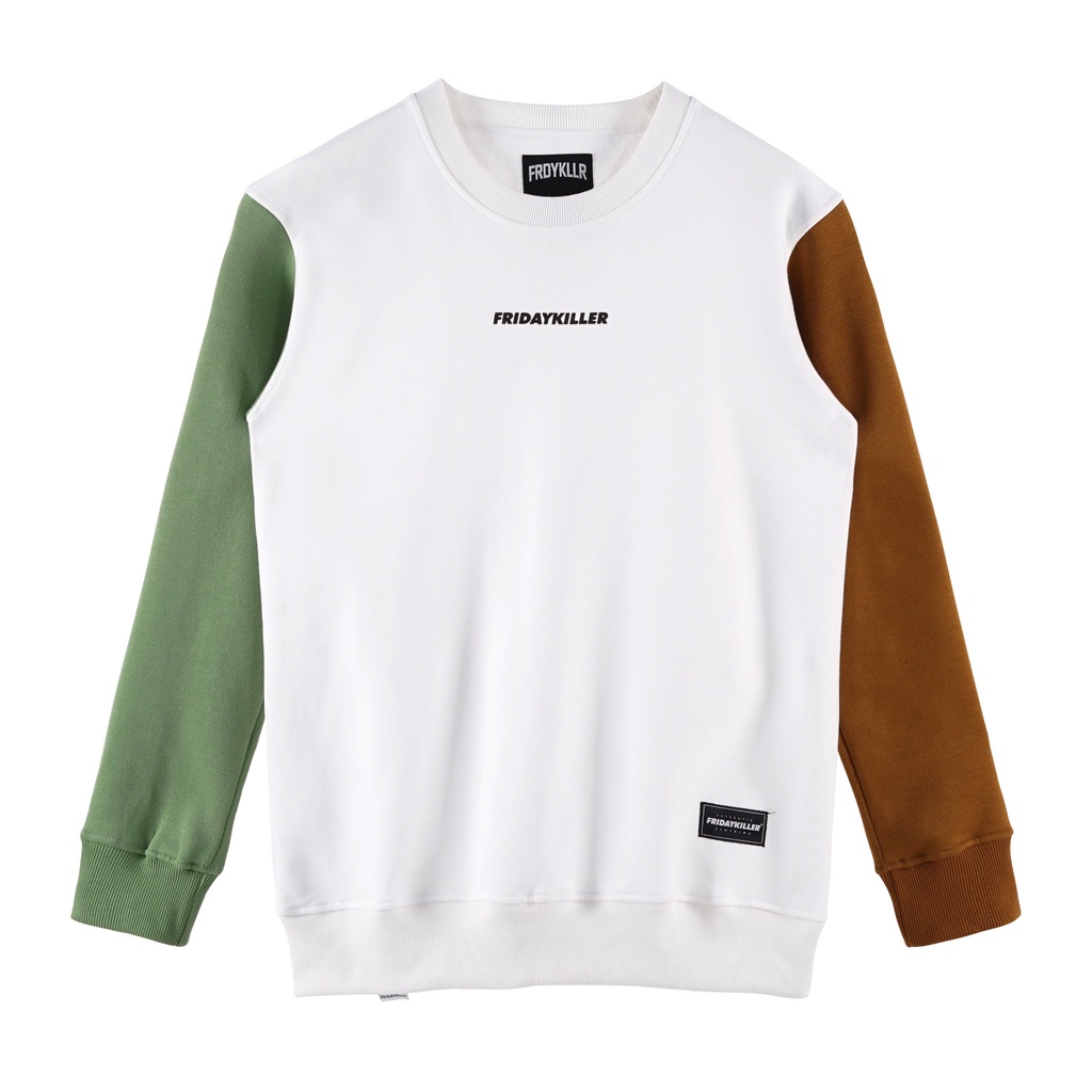 SWEATER FRIDAY KILLER | FOREY WHITE CREWNECK