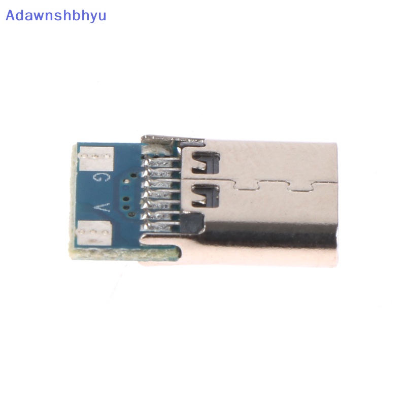 Adhyu Konektor USB 3.1 Tipe C 14pin Female Socket Wadah Antarmuka Pengisian Cepat USB Connector ID