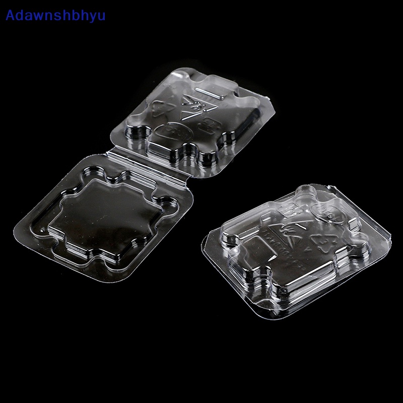 Adhyu 10Pcs cpu case holder tray Kotak Perlindungan Plastik Untuk Socket775 1150 1156 ID