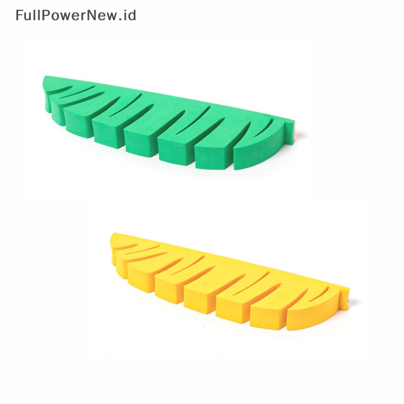 Power Bentuk Daun Kuas Makeup Rak Pengering Holder Stand EVA Kosmetik Brushs Drain Stand ID