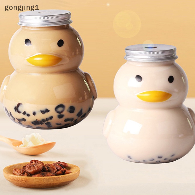 Ggg 500ML Duckling Fruit Water Cup Botol Minuman Botol Jus Kopi Yogurt Party ID