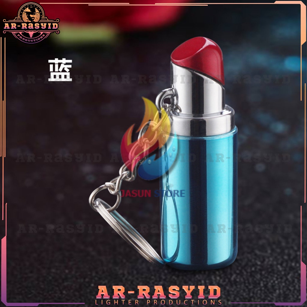 TERBARU! Korek Api Gas Gantungan Kunci Lipstik Lipstick Yomin Lighter YM-096