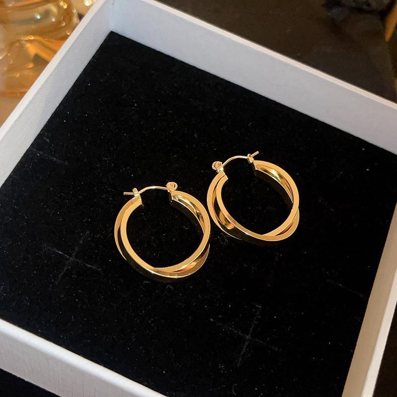 Anting Emas Anting Mewah Ringan Perancis2023Anting Rasa Desain Baru