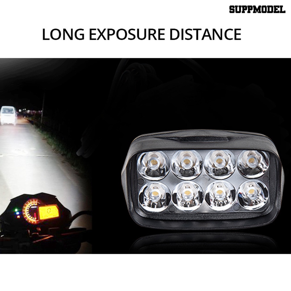 [SM]Exquisite Lampu Depan Motor Bahan Plastik Tahan Lama Kecerahan Tinggi LED Headlamp Anti Air Untuk Harian