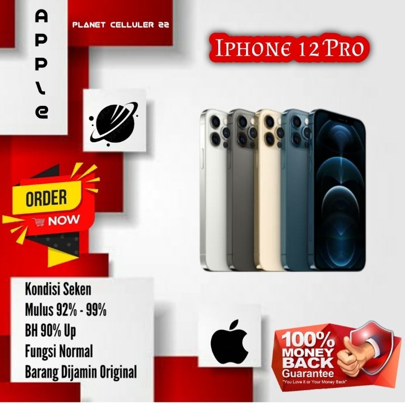 Iphone 12 PRO Second Apple Original Fullset