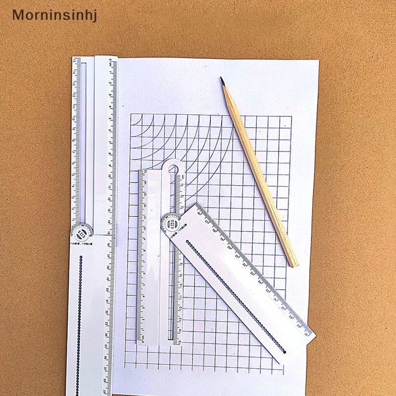 Mornin Penggaris Gambar Geometris Lipat Kreatif Penggaris Persegi Panjang Busur Derajat Alat Tulis Siswa Alat Menggambar Matematika Perlengkapan Kantor Sekolah id