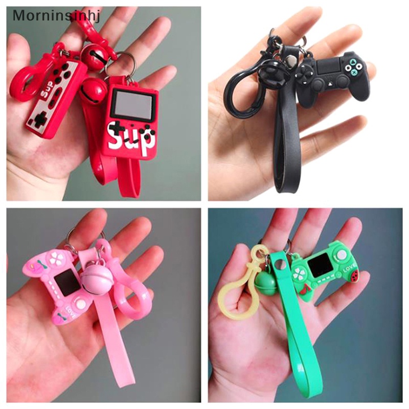 Mornin 1Pc Kreatif Video Game Handle Gantungan Kunci Model Joy Gantungan Kunci Ring Liontin id